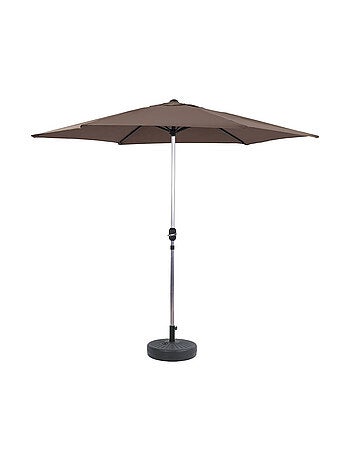 Parasol jardin droit Alu
