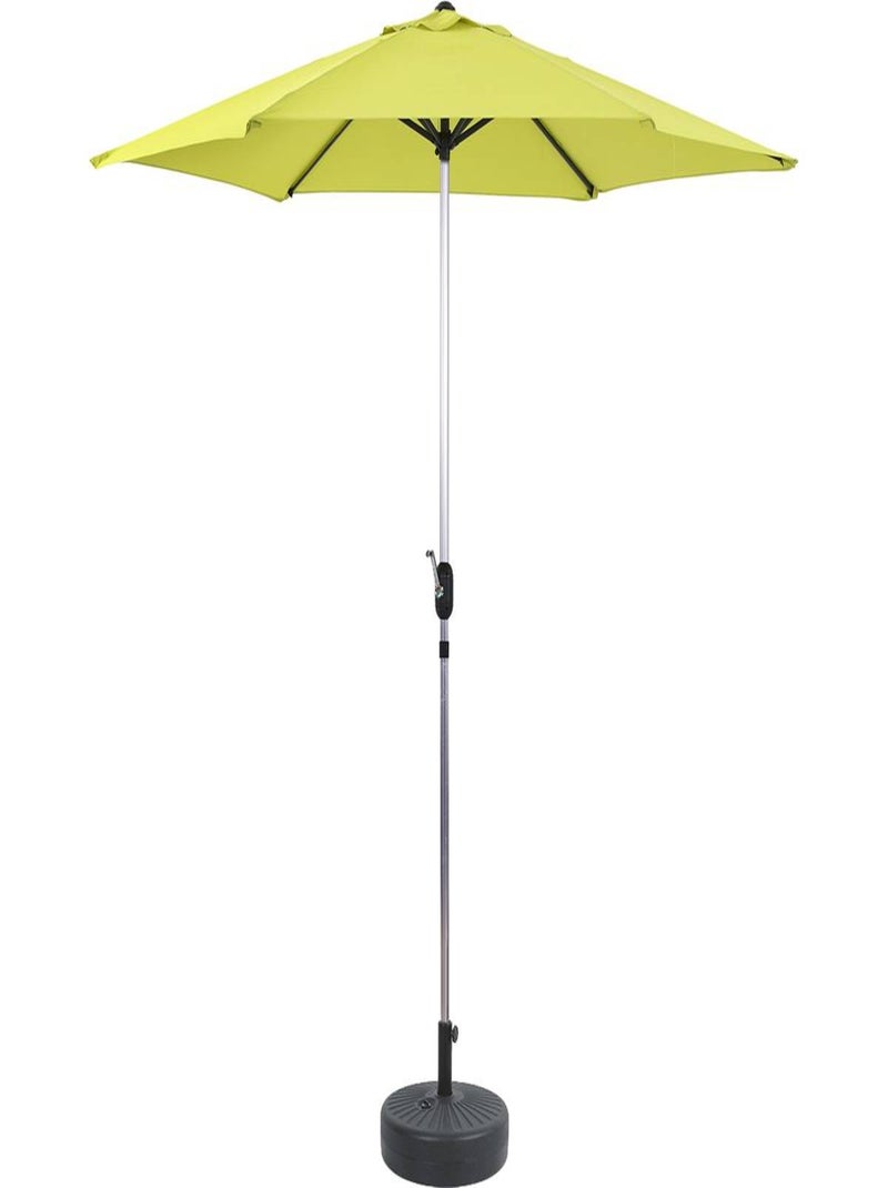 Parasol jardin droit Alu Vert - Kiabi