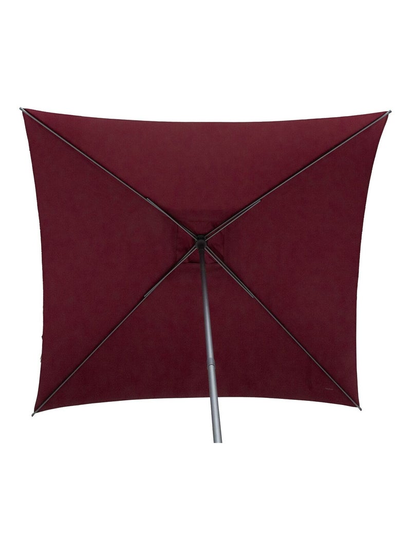 Parasol Soya carré Bordeaux - Kiabi