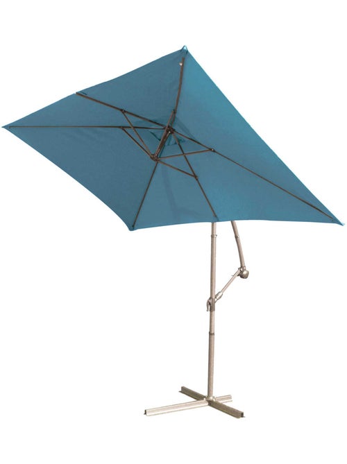 Parasol Structure Métal à Pied Déporté 3 x 2 m - Kiabi Parasol Structure Métal à Pied Déporté 3 x 2 m - Kiabi
