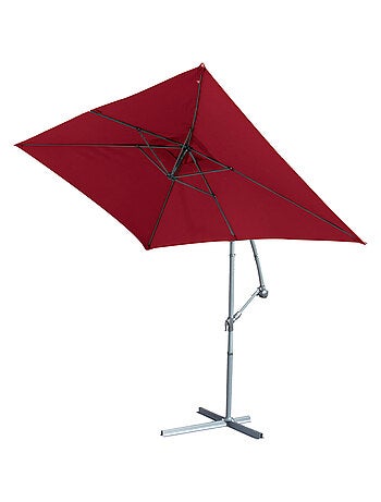 Parasol Structure Métal à Pied Déporté 3 x 2 m