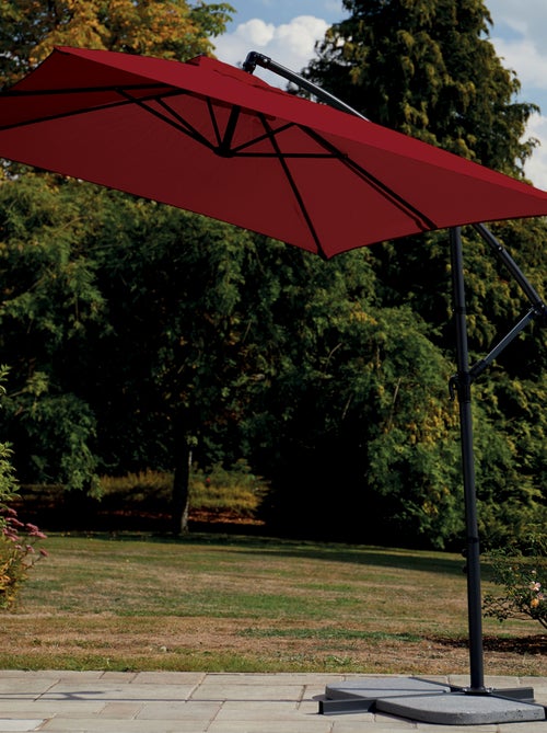 Parasol Structure Métal à Pied Déporté 3 x 2 m - Kiabi Parasol Structure Métal à Pied Déporté 3 x 2 m - Kiabi