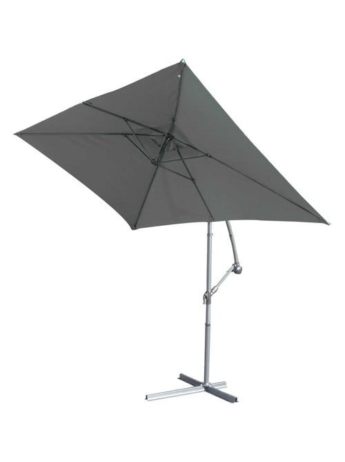 Parasol Structure Métal à Pied Déporté 3 x 2 m - Kiabi Parasol Structure Métal à Pied Déporté 3 x 2 m - Kiabi