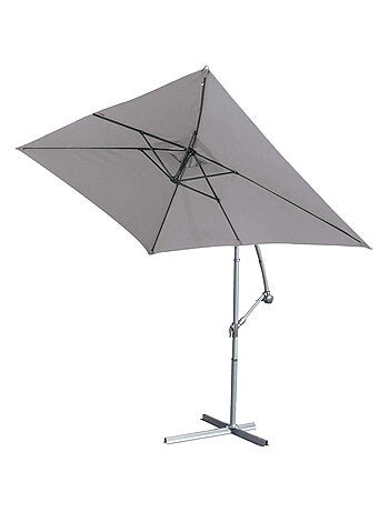Parasol Structure Métal à Pied Déporté 3 x 2 m