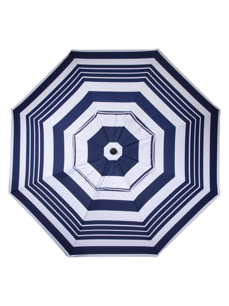 Parasol ultra résistant, structure anti vent, léger et anti uv upf50+ Isotoner Bleu marine - Kiabi