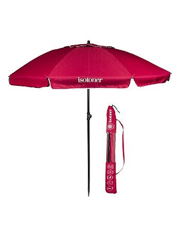 Parasol ultra résistant, structure anti-vent, léger et anti-uv upf50+ Isotoner