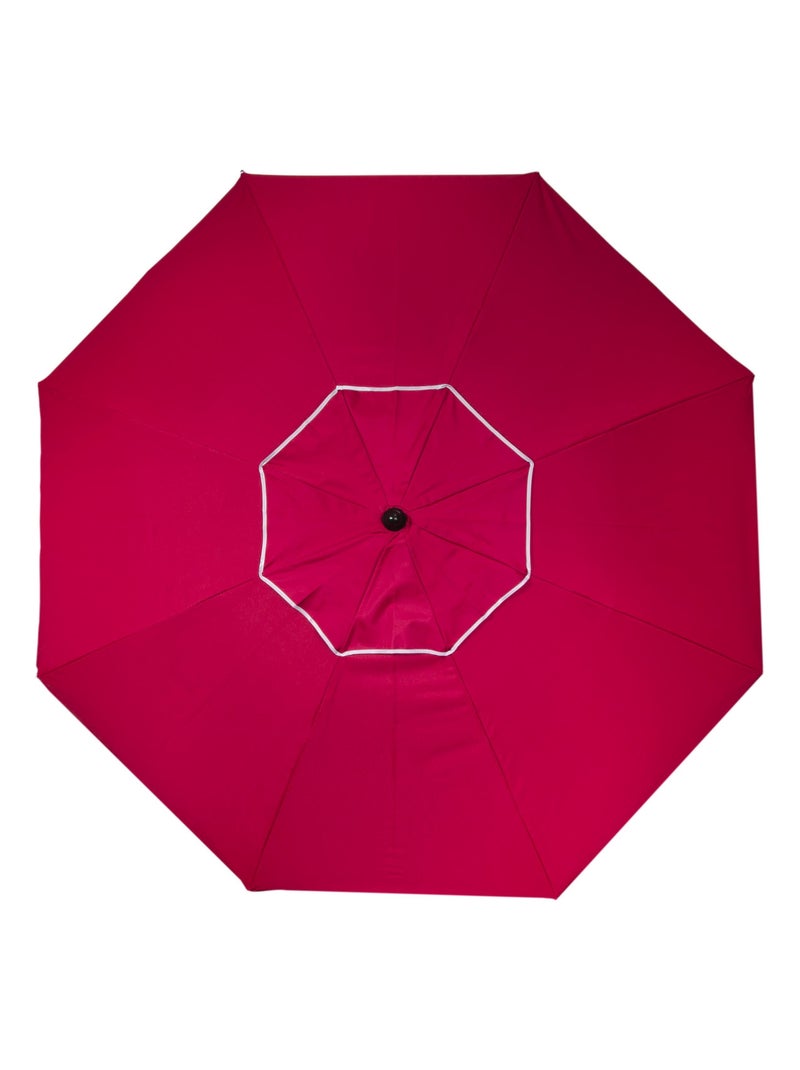 Parasol ultra résistant, structure anti-vent, léger et anti-uv upf50+ Isotoner Rose framboise - Kiabi