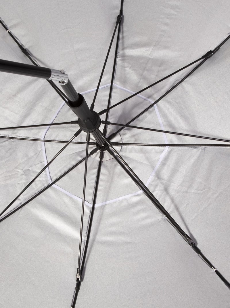 Parasol ultra résistant, structure anti-vent, léger et anti-uv upf50+ Isotoner Rose rouge - Kiabi