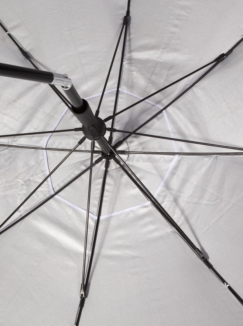 Parasol ultra résistant, structure anti vent, léger et anti uv upf50+ Isotoner Rose saumon - Kiabi