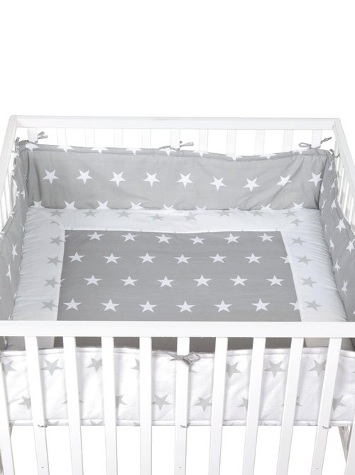 Parc bébé 100 x 100 + tapis imprimé étoile 'Little Stars' ROBA - Kiabi