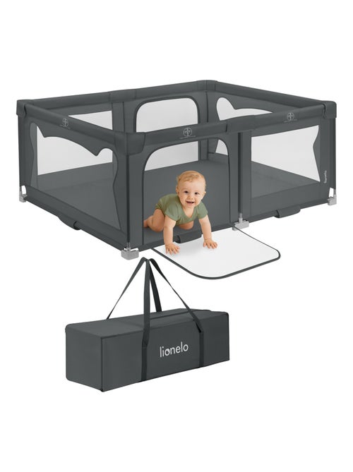 Parc bébé 180x150 cm - LIONELO Florence - Assemblage rapide - Très grand espace - Sac inclus - Kiabi
