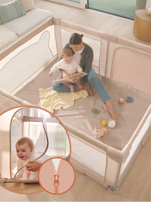 Parc bébé 180x150 cm - LIONELO Florence - Très rapide montage - Très grand espace - Sac inclus - Kiabi