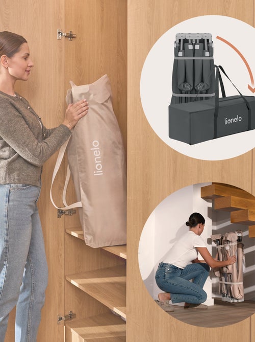 Parc bébé 180x150 cm - LIONELO Florence - Très rapide montage - Très grand espace - Sac inclus - Kiabi