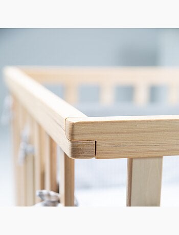 Parc bébé 75 x 100 + tapis imprimé éléphants 'Jumbotwins' ROBA