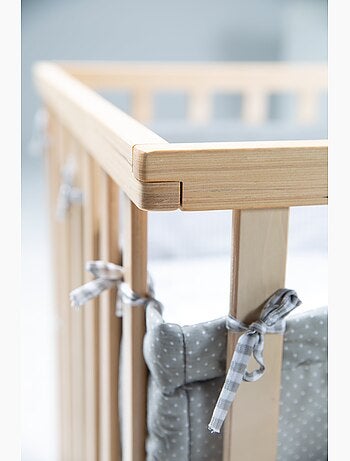 Parc bébé 75 x 100 + tapis imprimé éléphants 'Jumbotwins' ROBA