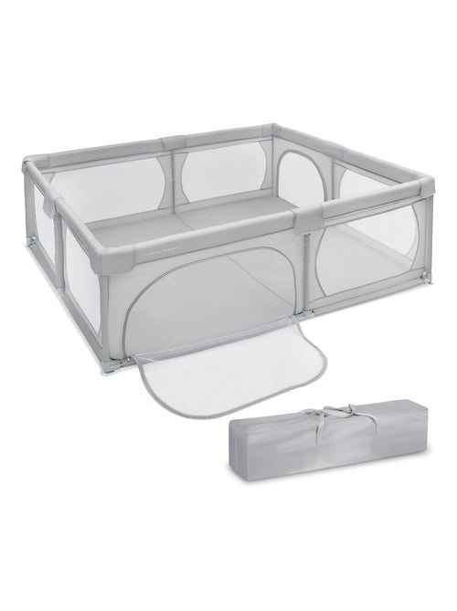 Parc Bébé Base antidérapante, Tissu Pvc Imperméable, Stable, Sac de transport 200*140 - Kiabi