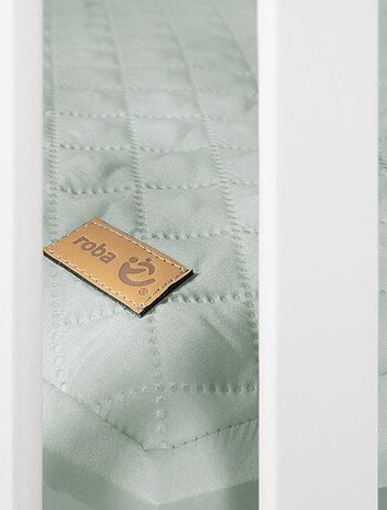 Parc bébé hexagonal en bois réglable avec tapis déperlant 'roba Style' ROBA