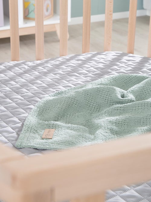 Parc bébé hexagonal mobile en hêtre massif bio avec Tapis déperlant 'Roba cosiplay' - Kiabi