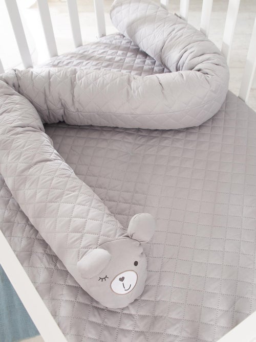 Parc bébé mobile en bois avec tapis déperlant et traversin 'Roba roba Style' - Kiabi