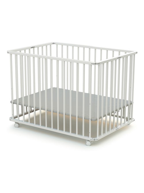 Parc bébé pliant en bois - Kiabi