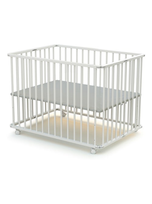 Parc bébé pliant en bois - Kiabi