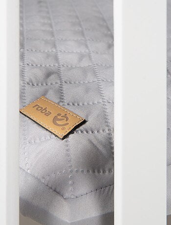 Parc bébé rectangulaire en bois avec tapis déperlant 'Roba Style ROBA'
