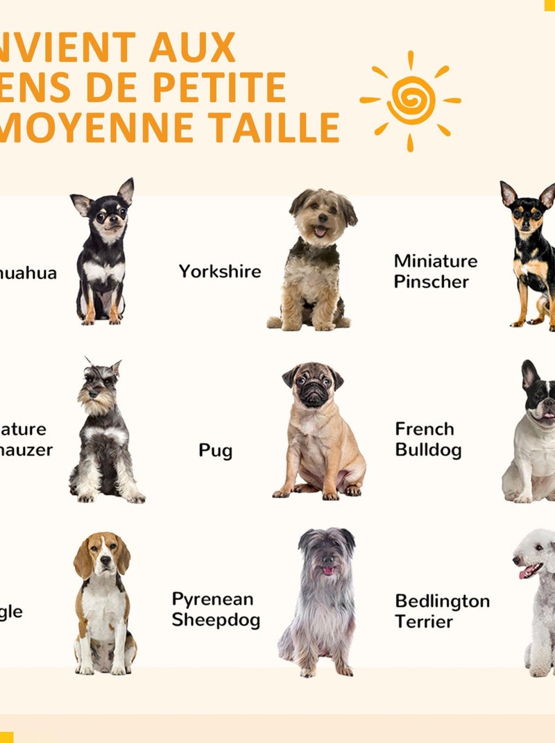 Parc enclos modulable pour chien porte 6 panneaux noir Noir - Kiabi