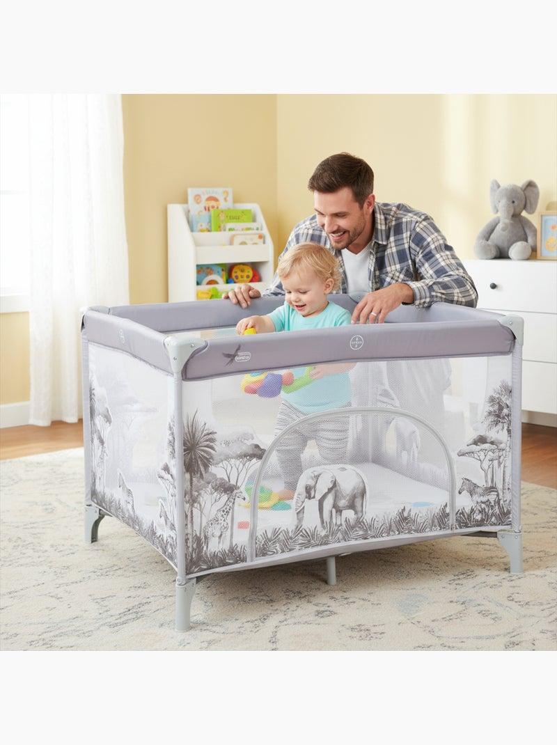 Parc pour enfants pliant square Gris - Kiabi