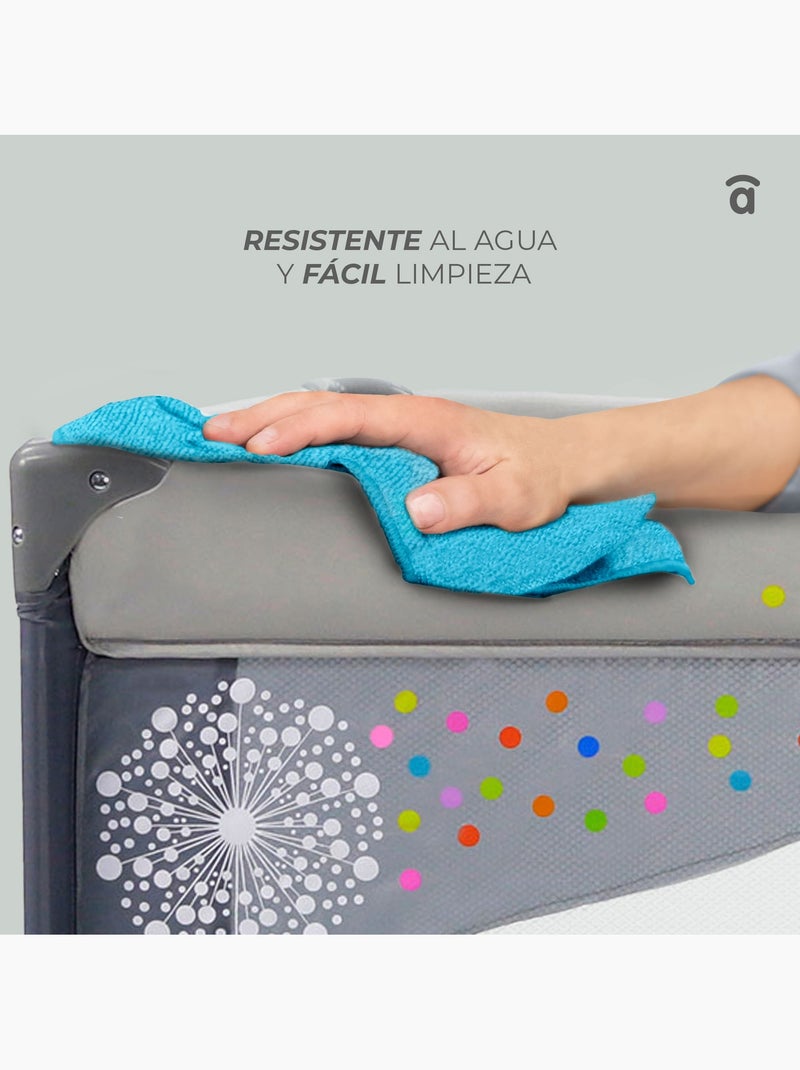 Parc pour enfants pliant square Gris - Kiabi