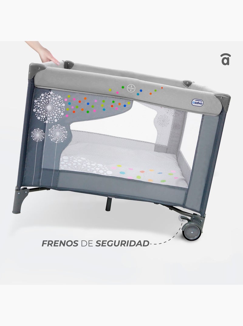 Parc pour enfants pliant square Gris - Kiabi