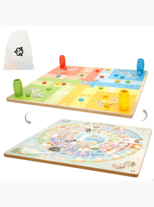 Parcheesi et jeu de l'oie 2-en-1 cb games - Kiabi