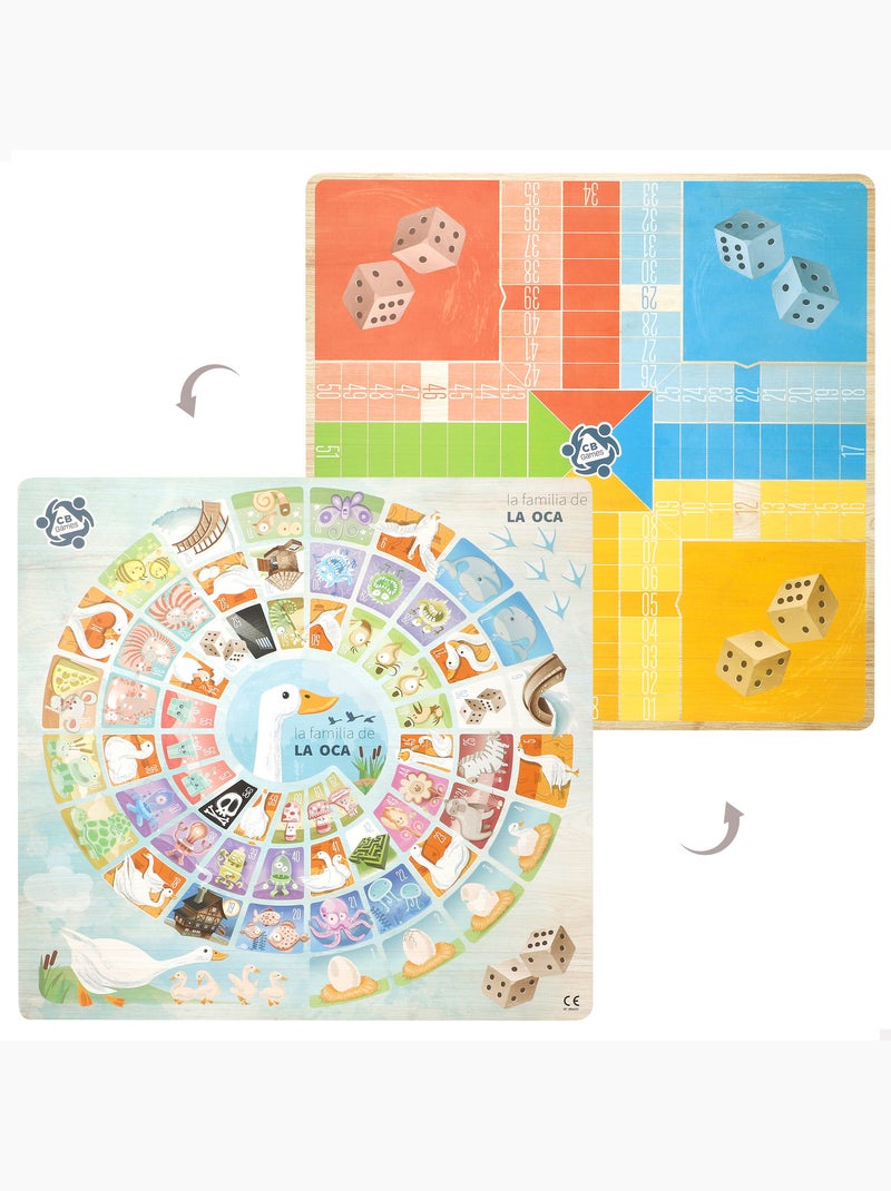 Parcheesi et jeu de l'oie 2-en-1 cb games N/A - Kiabi