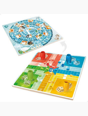 Parcheesi et jeu de l'oie en bois cb games