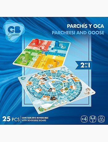 Parcheesi et jeu de l'oie en bois cb games