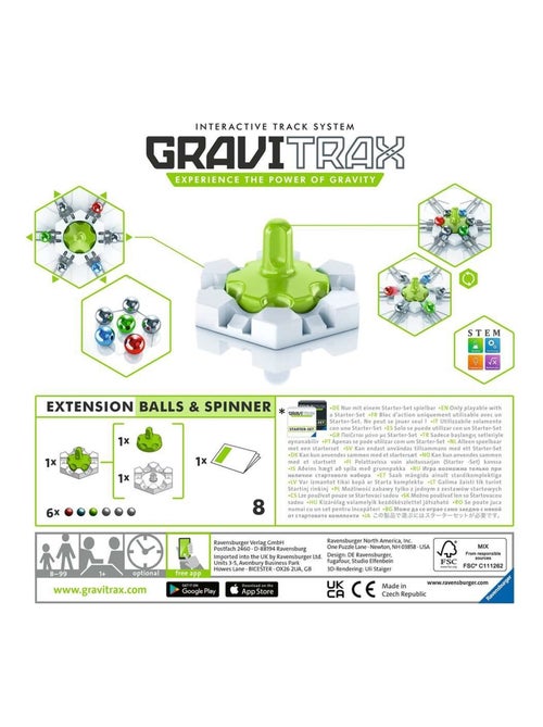 Parcours de billes GraviTrax - Extension de billes et tourniquets - Kiabi