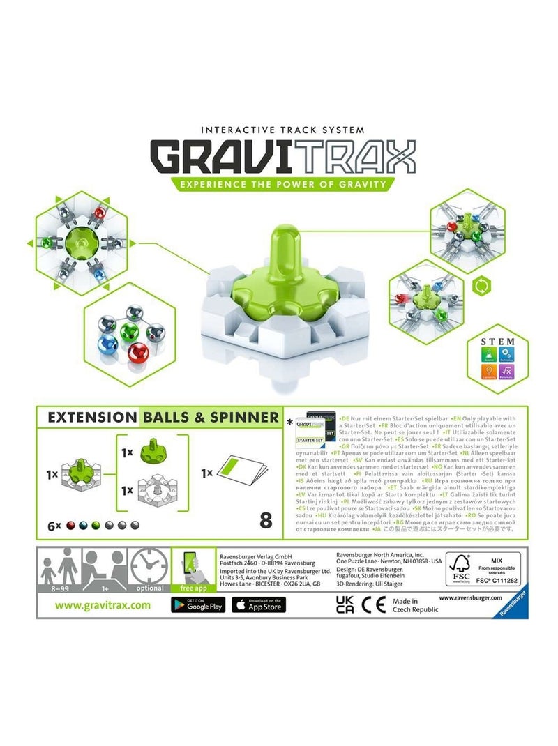 Parcours de billes GraviTrax - Extension de billes et tourniquets N/A - Kiabi