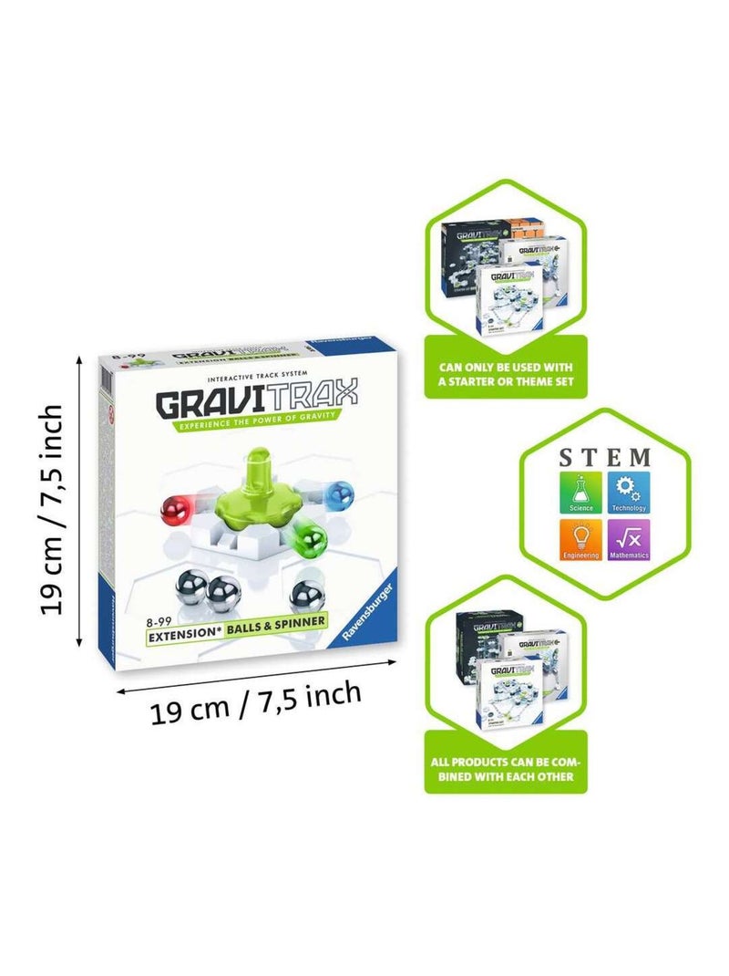 Parcours de billes GraviTrax - Extension de billes et tourniquets N/A - Kiabi