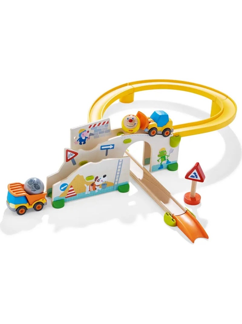 Parcours de jeu Kullerbü Sur le chantier Multicolore - Kiabi