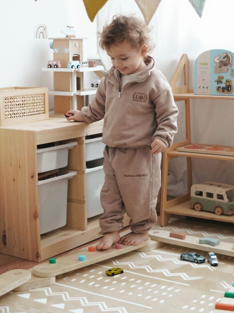 Parcours d'équilibre Montessori bois 14 éléments Mamabrum N/A - Kiabi