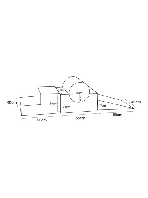 Parcours Motricité Bébé - Parcours de Motricité pour Enfant - Kiabi