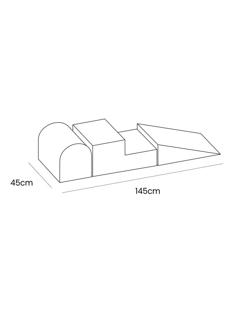 Parcours Motricité Bébé - Parcours de Motricité pour Enfant Ecru - Kiabi