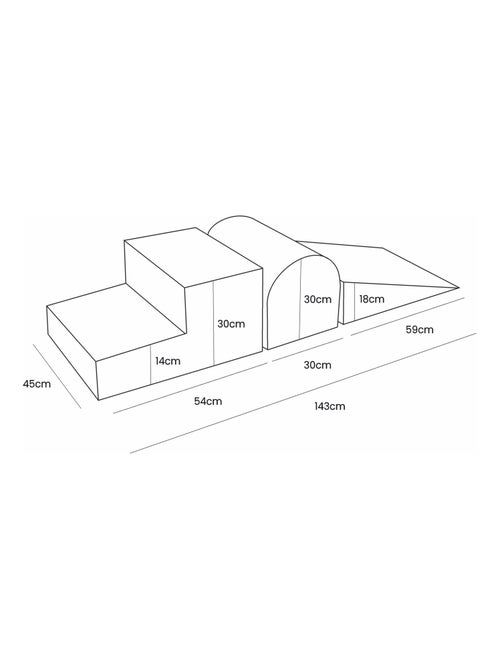 Parcours Motricité Bébé - Parcours de Motricité pour Enfant - Kiabi