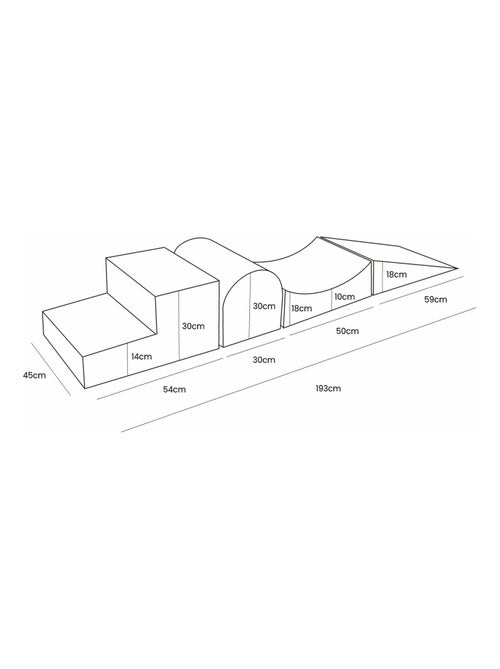 Parcours Motricité Bébé - Parcours de Motricité pour Enfant - Kiabi