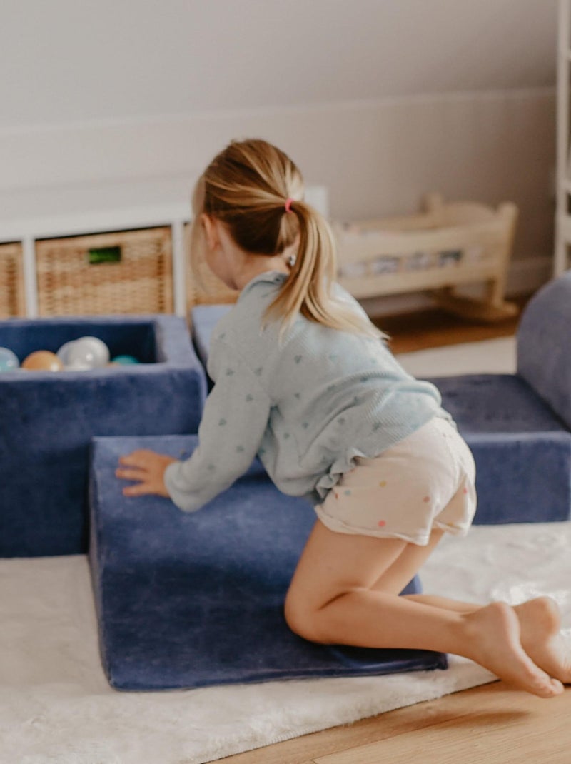 Parcours Motricité Bébé avec Piscine à Balles pour Enfant Blanc - Kiabi