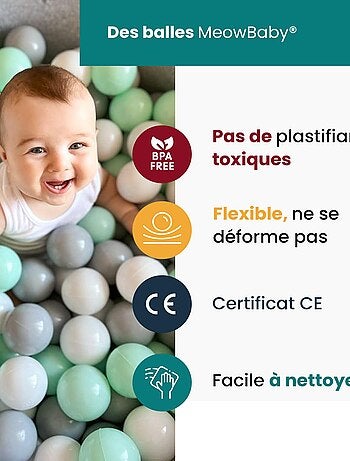 Parcours Motricité Bébé avec Piscine à Balles pour Enfant