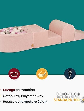 Parcours Motricité Bébé avec Piscine à Balles pour Enfant