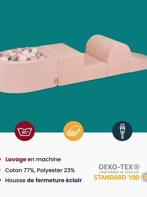 Parcours Motricité Bébé avec Piscine à Balles pour Enfant - Kiabi