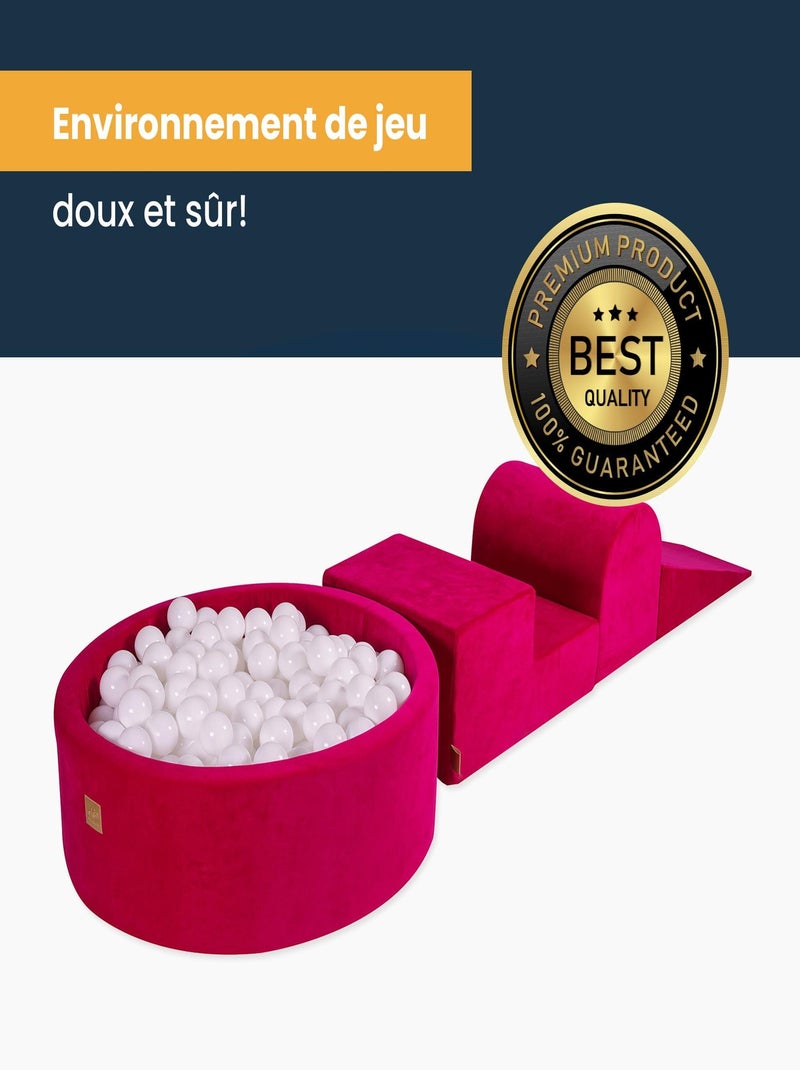 Parcours Motricité Bébé avec Piscine à Balles pour Enfant Doré/or - Kiabi