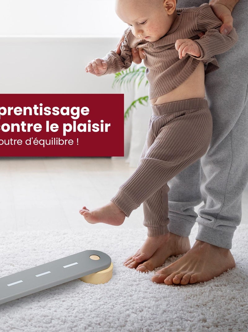 Parcours sensoriel, bois, 6 éléments Noir - Kiabi