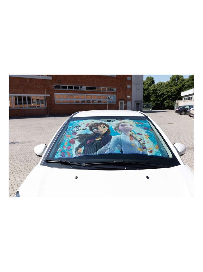 Pare-soleil -Disney Frozen- La Reine des Neiges 130x70cm Bleu - Kiabi